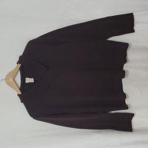 NWT J. Jill Brown Collar Sweater Size XL